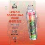 HEBAT喜貝7000口一次性電子煙-檸檬氣泡酒
