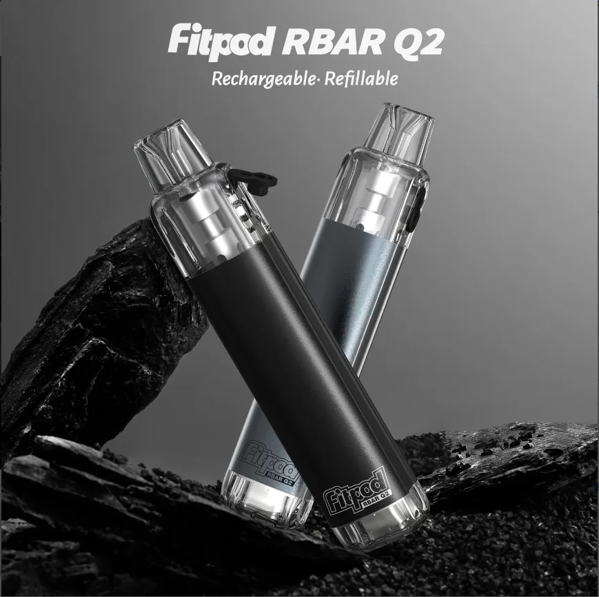 Fitpod RBAR Q2 可重注油拋棄式主機|一次性電子菸批發|台灣現貨供應 Fitpod RBAR Q2