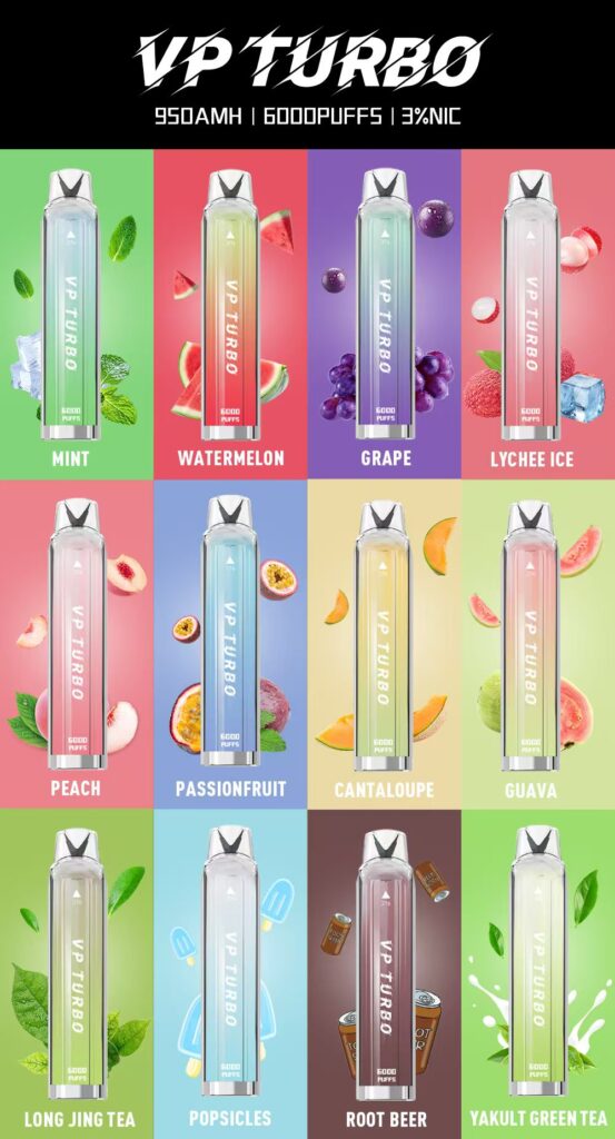 VP Turbo 6000 Puffs拋棄式電子煙 VP Turbo 6000 Puffs拋棄式電子煙