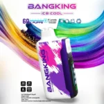 Bang King 60000 拋棄式電子煙｜LED 螢幕顯示 × 五檔冰度調節｜超長續航大容量・多款口味：圖片 2